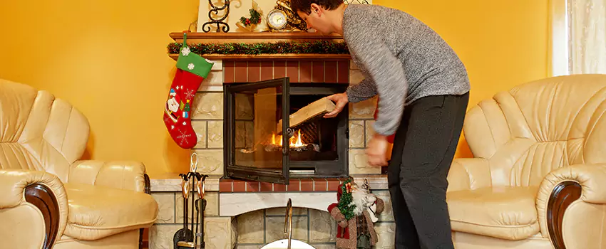 Gas to Wood-Burning Fireplace Conversion Services in Coppell, Texas