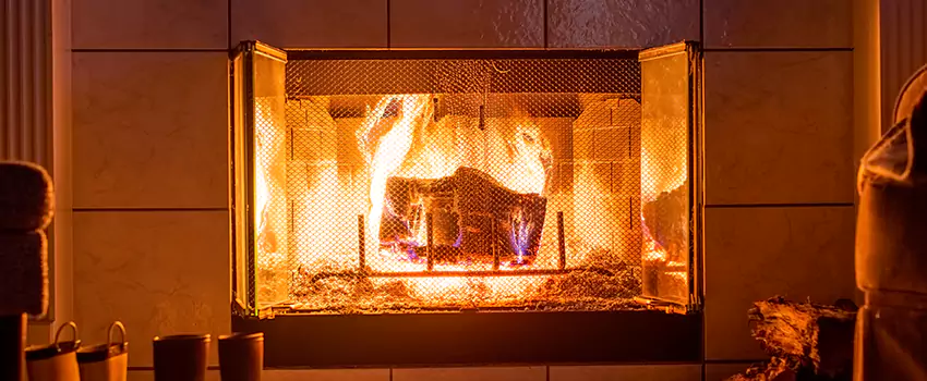 Mendota Hearth Landscape Fireplace Installation in Coppell, Texas