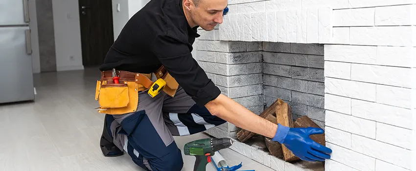 Fireplace Damaged Damper Frame Repair Services in Coppell, Texas