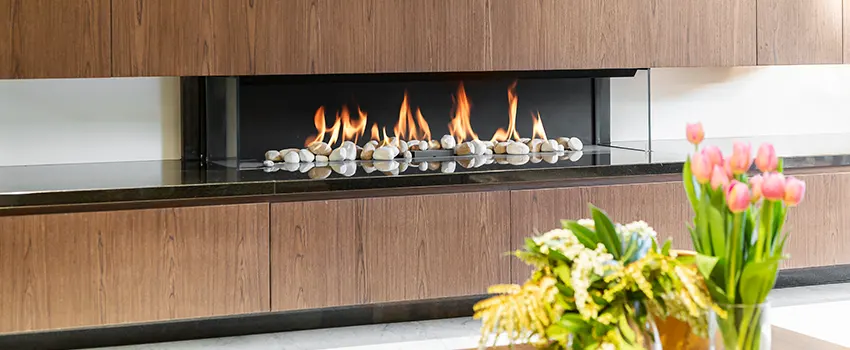 Double-height Fireplace Design Refurbishment in Coppell, Texas